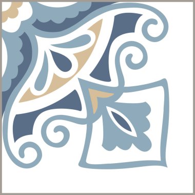 Portekizce desen döşer. Antika arka plan - Victoria seramik