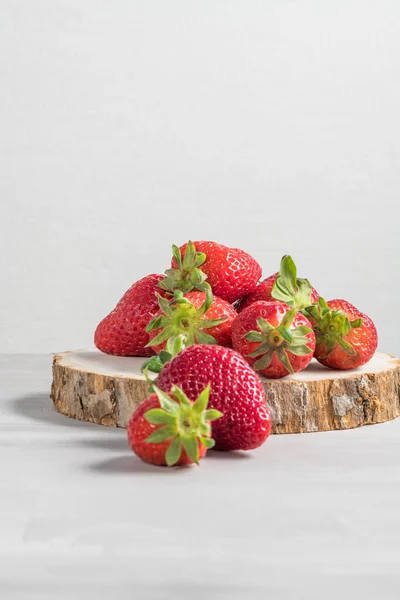Fresh strawberries on background. — Stock Photo, Image
