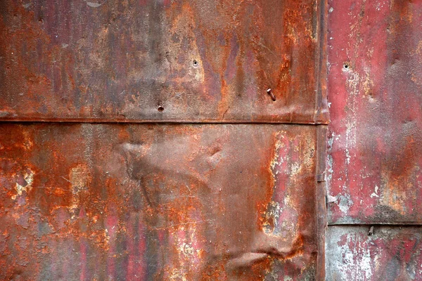 生锈的金属表面背景 — 图库照片