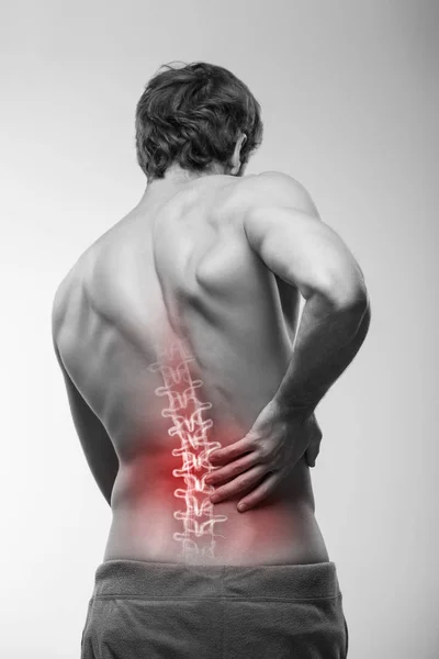 Dolor lumbar — Foto de Stock