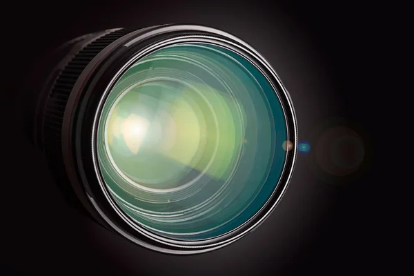 Occhio obiettivo della fotocamera — Foto Stock