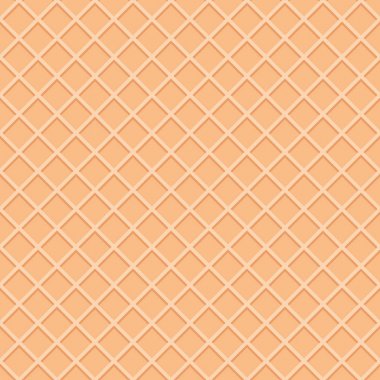 Gofret Dikişsiz desen arka plan. Dondurma koni yüzey.