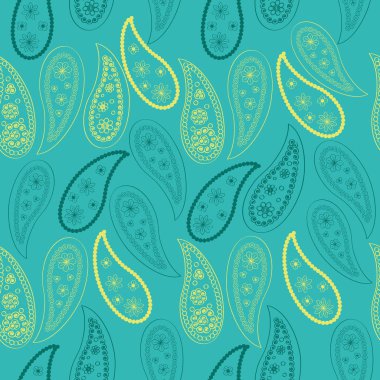 Süs şark Dikişsiz desen arka plan.