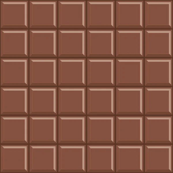 Sömlös chokladkaka mönster bakgrund. — Stock vektor