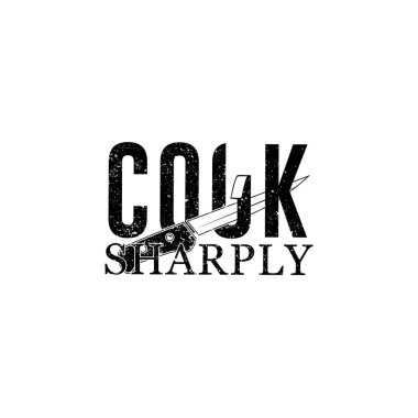 Logo fikri, aşçı keskin logo tasarımları.