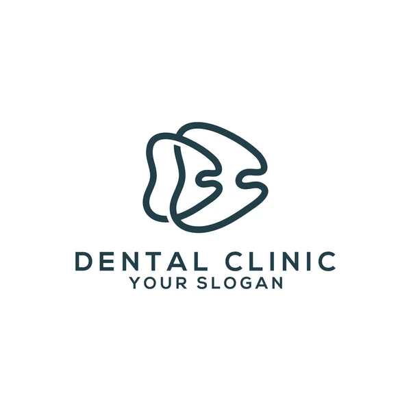 Simple creative Dental Clinic logo inspiration — 스톡 벡터