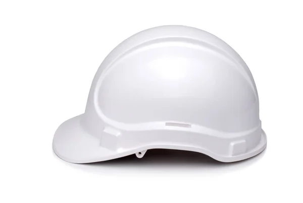 白色安全帽的侧面图 — 图库照片