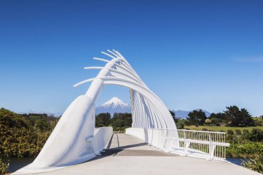 Te Rewa Rewa Bridge New Plymouth New Zealand clipart