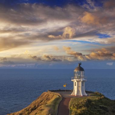 Cape Reinga deniz feneri Northland Yeni Zelanda
