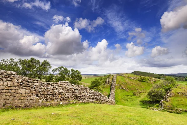 Hadrians Wall Northumberland Angleterre Royaume-Uni — Photo