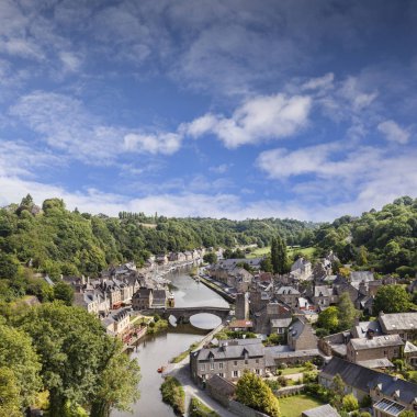 Dinan ve Rance Brittany Fransa