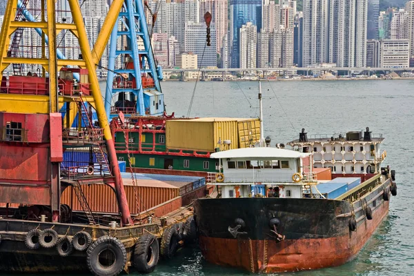 Container Handling, Hong Kong — Stock Photo, Image