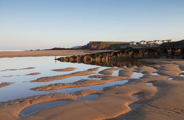 Bude Cornwall Engeland Summerleaze strand — Stockfoto