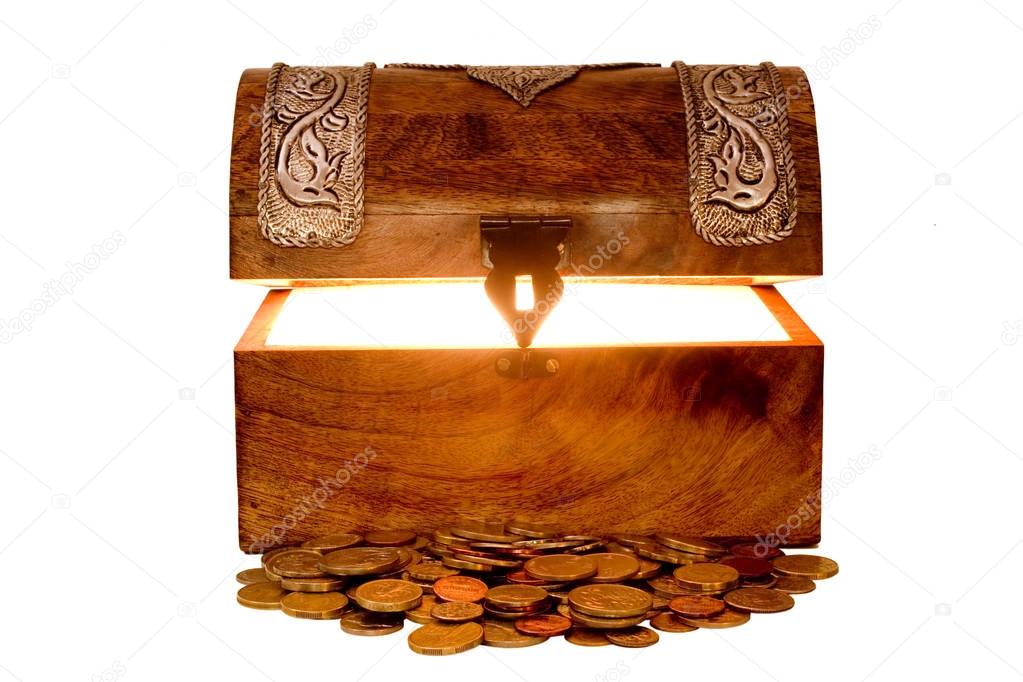 Treasure Chest and Money