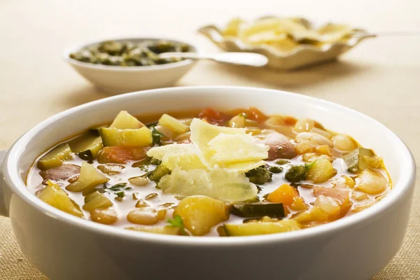 Французский овощной суп Суп Суп — стоковое фото
