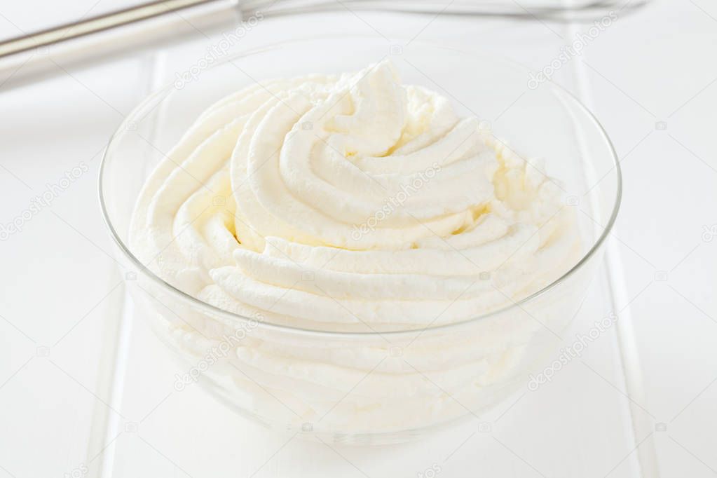 Bowl of Whipped Cream
