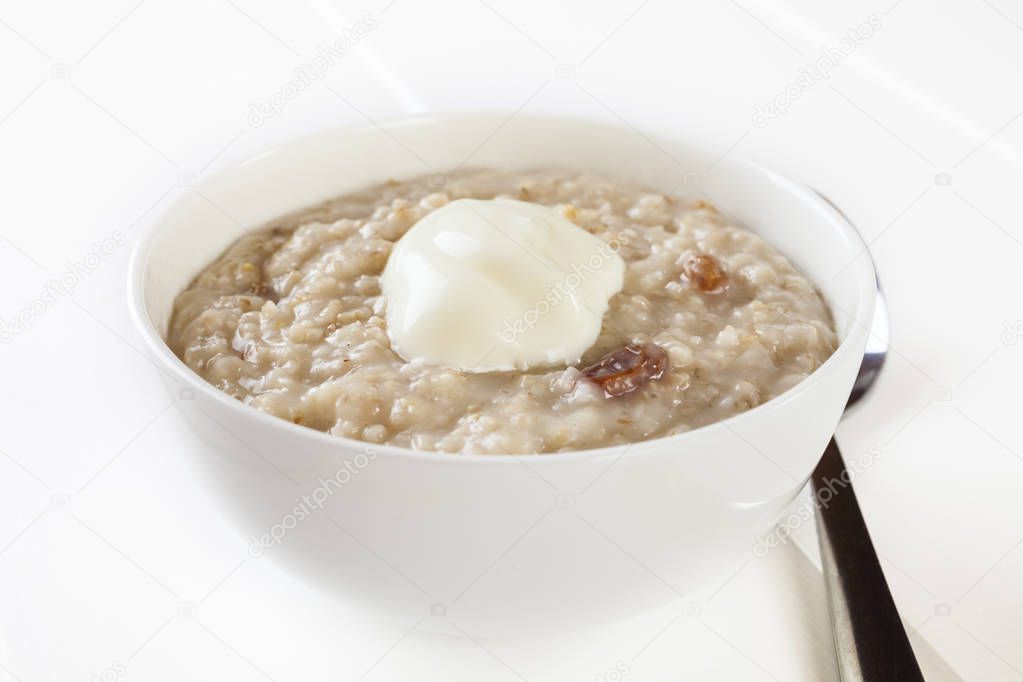 Porridge with Yoghurt Low Calorie