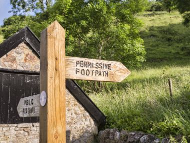 Sign Mendip Way Somerset clipart