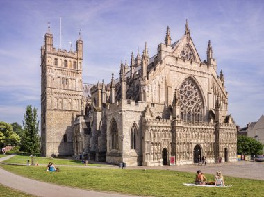 Exeter katedral İngiltere'de