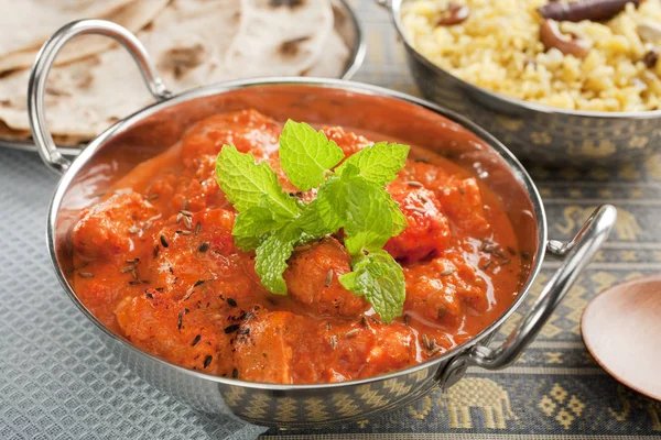 Tavuk Tikka Masala Hint köri — Stok fotoğraf