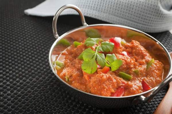 Indian Curry Chicken Jalfrezi — Zdjęcie stockowe