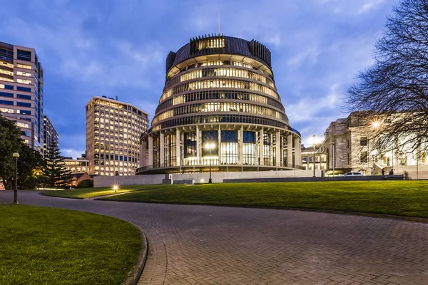 Wellington de Bijenkorf parlementsgebouwen Nieuw-Zeeland — Stockfoto