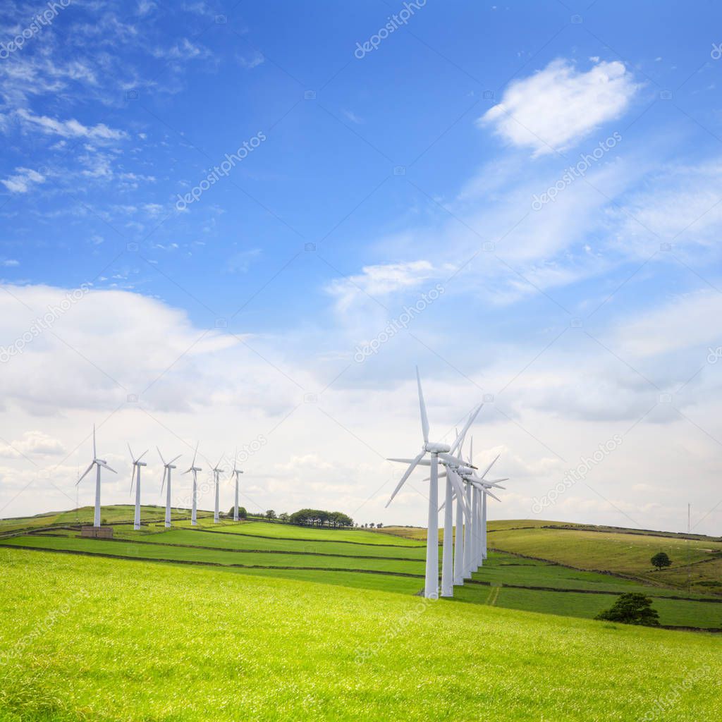 Wind Turbines at Royd Moor, Penistone, Yorkshire, England