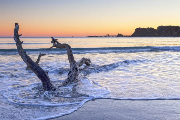 Dawn, Tolaga Bay, Nieuw-Zeeland — Stockfoto