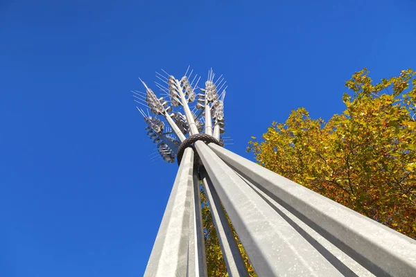 Christchurch New Zealand Wheatsheaf Sculpture — Stock Photo, Image