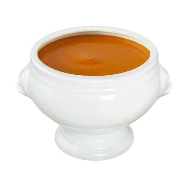 Découpe de soupe de tomate — Photo