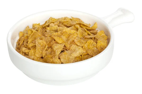 Bowl of Cornflakes Cut Out — Stock Photo, Image