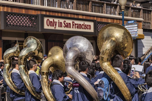 Brass Band al Pier 39 San Francisco — Foto Stock