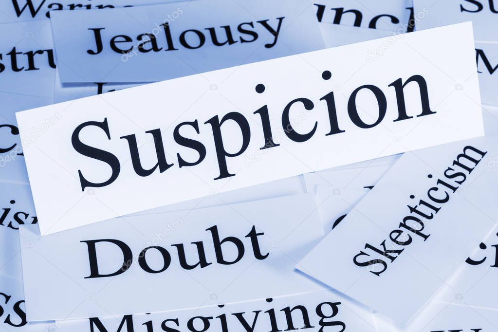 Suspicion Concept and Words