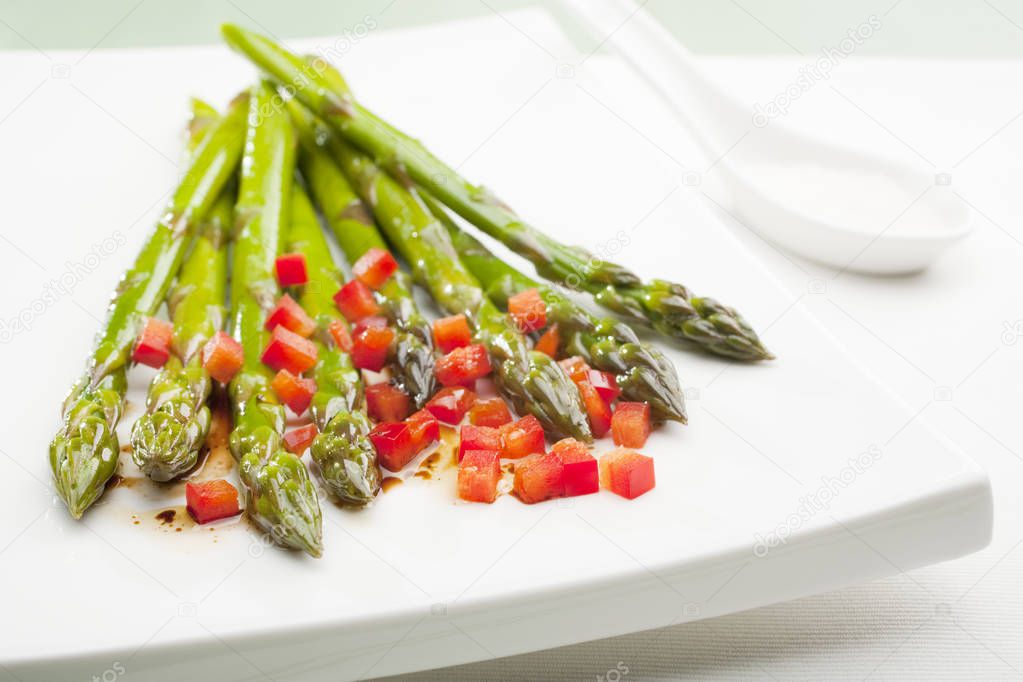 Asparagus Salad with Red Pepper