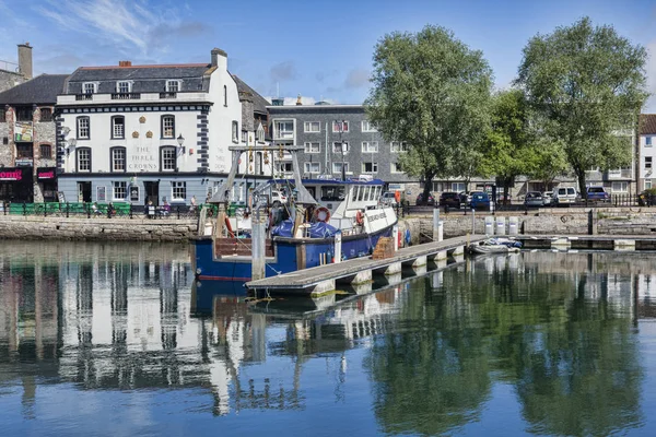 Plymouth Barbican και οι τρεις κορώνες — Φωτογραφία Αρχείου