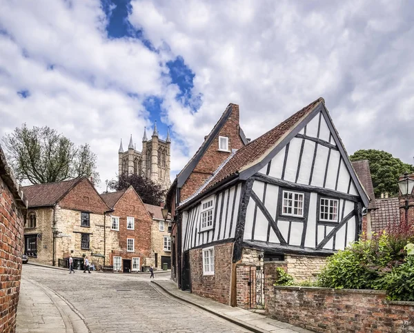 Hus i Michaelgate, Lincoln — Stockfoto