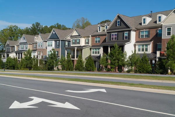 Row of townhomes — Stock Photo, Image