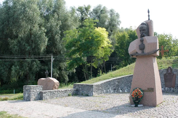 Kaniv Ukraine July 2016 Monument Ivan Pidkova — Stock Photo, Image