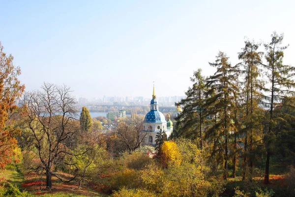 Biara Vydubychi Vydubyts Kyi Monastyr Kyiv Ukraina — Stok Foto