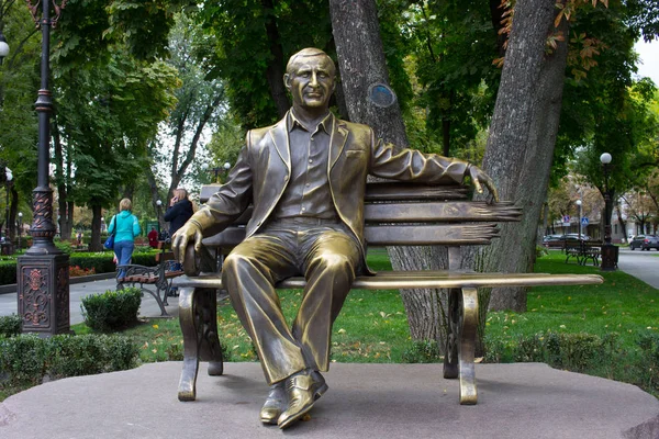 Kremenchuk Ukraina Września 2019 Pomnik Olega Babajewa — Zdjęcie stockowe