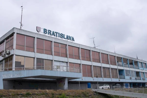 Bratislava Slovensko Listopadu 2019 Přístav Dunaji Bratislavě — Stock fotografie