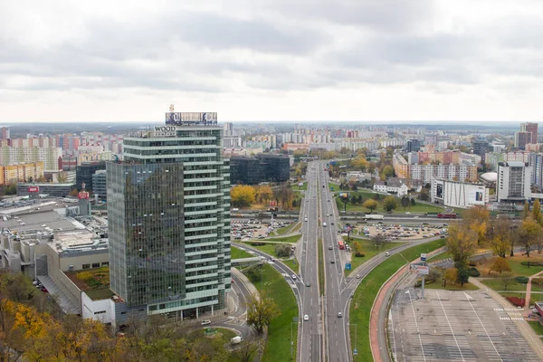 Bratislava Slovakia November 2019 Autumn View Bratislava Residential District Petrzalka — Stock Photo, Image