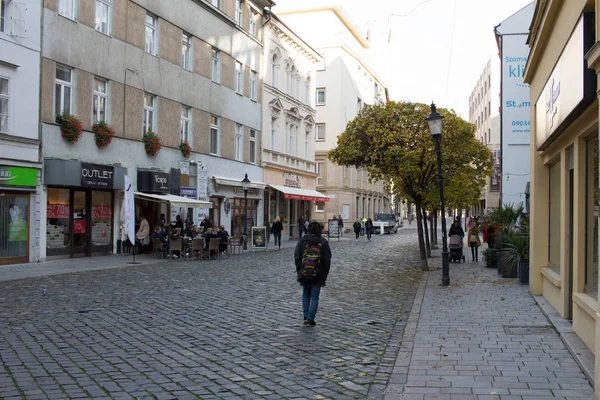 Bratislava Slowakije November 2019 Straat Van Bratislava Oude Stad — Stockfoto