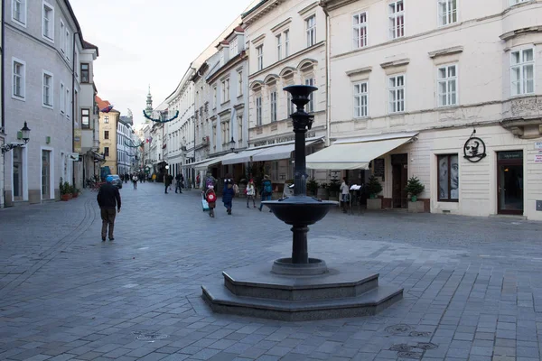 Bratislava Slowakije November 2019 Straat Van Bratislava Oude Stad — Stockfoto