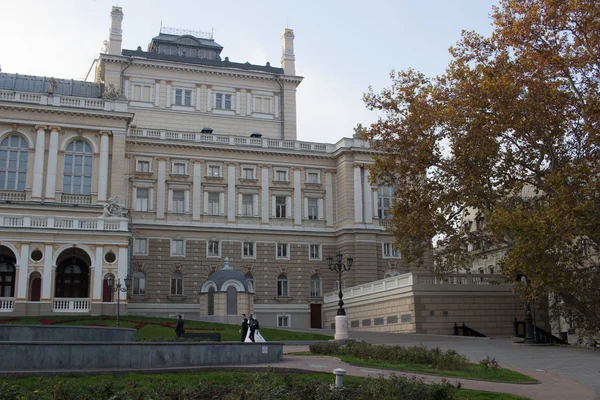 Odesa Ucrânia Novembro 2019 Teatro Acadêmico Nacional Odessa — Fotografia de Stock