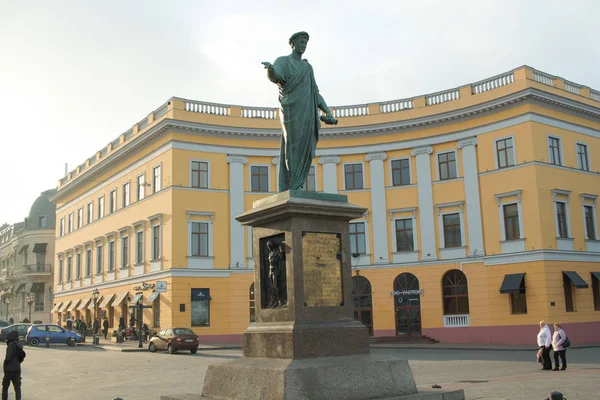 Odesa Ukraine Novembre 2019 Statue Duc Richelieu — Photo