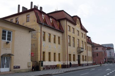 Zvolen, Slovakya - 19 Kasım 2019: udovt tr Zvolen Bölgesel Kütüphanesi