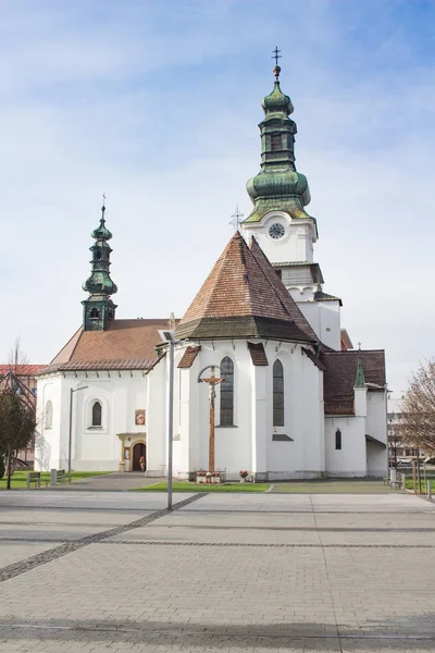 Zvolen Словаччина Листопада 2019 Церква Святої Єлизавети Центрі Зволену — стокове фото