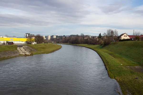 Zvolen Slovakya Kasım 2019 Zvolen Deki Hron Nehri — Stok fotoğraf