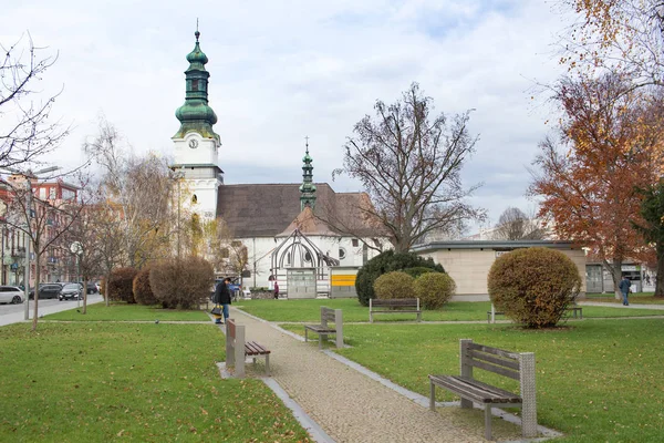 Zvolen Eslováquia Novembro 2019 Igreja Santa Isabel Centro Zvolen — Fotografia de Stock